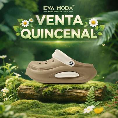 EVA MODAR Serie CharmGlam- EVA suave y ligera, suela antideslizante y resistente, perfectas para cualquier clima; realzan la altura y vienen con charms sorpresa.