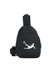 Túi đeo chéo họa tiết bóng đá, chất liệu nhẹ bền, túi cá nhân tiện dụng hàng ngày, dây đeo vai điều chỉnh thoải mái, túi nhỏ gọn, thiết kế nhiều màu sắc, dung tích lớn, phù hợp với nhiều tình huống hàng ngày, dễ dàng vệ sinh và mang theo, túi đeo chéo hàng ngày, trang trí họa tiết bóng đá, túi đeo chéo nhẹ đáp ứng nhu cầu đựng đồ nhỏ hàng ngày. - Nhiều màu - Xem 10