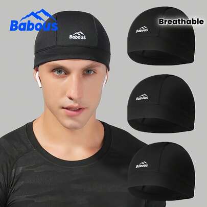 Moisture-Wicking, Sweat-Wicking Beanie Hat For Cycling And Outdoor Sports - Sun Protection And Breathable Lining.Quick-Dry Cycling Cap, Suitable For Running And Cycling