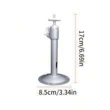 Adjustable Projector Wall Mount, 360° Swivel Ceiling Bracket, Universal 1/4" Thread Holder For Projector & Security Camera - Silver - View 7