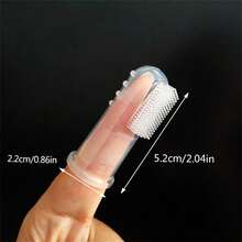 宠物牙刷 - 狗狗牙刷、猫咪牙刷、狗狗牙刷套装、狗狗指套牙刷（用于清洁狗狗牙齿）、猫咪牙刷、狗狗牙刷、幼犬牙刷、宠物牙齿护理 - 彩色 - 查看 6