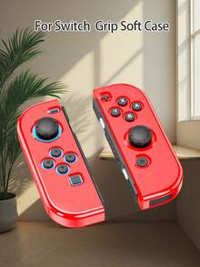 Soft Silicone Full Protective Case For Nintendo Switch OLED/Switch NS Joy-Con Controller, Anti-Slip Anti-Sweat Shock-Proof Gaming Accessories, Cute Macaron Colors, Designed Compatible With Switch Players, Compatible With Switch NS/Switch OLED, Various Color Combinations Available, Switch Gaming Accessories, Controller Accessories, Pink, Anti-Drop Anti-Slip, Anti-Scratch - Multicolor - View 11