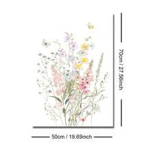 1/3pcs Set Unframed Wildflower Nursery Canvas Poster Boho Botancial Floral Butterfly Wall Art Print Minimalist Girl Room Aesthetic Decor Painting For Apartment,Living Room,Bedroom,Modern Home Decoration - A - View 20