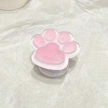 卡通折叠手机支架，通用手机支架，慵懒直播桌面支架，气囊指环支架 - 粉色 - 查看 5