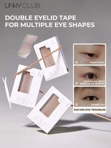 unny club Natural Invisible Double Eyelid Stickers, Waterproof Long Lasting Eye Makeup Tool,Suitable For Daily Makeup Use - Multicolor - View 6