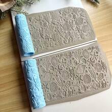 1pc High-Quality Underwater World Textured Ceramic Crafting Tool | Ocean Theme, Coral, Starfish, Seashell Shaped Textures, Ideal For Making Earrings, Pendants, Holiday Craft Jewelry And Artworks, Designed For Artists, Ceramic Crafting Tool - Multicolor - View 2