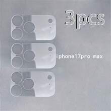 适用于 17 Pro Max/17 Pro/17 Air/17 的 3 片装镜头底座保护膜，柔韧透明软膜，全透明保护，不影响像素，防刮擦，耐用且易于安装 - 彩色 - 查看 11