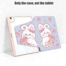 1个兔子图案翻盖保护套，带笔槽、360°旋转支架、PU皮革材质，具备自动休眠/唤醒功能，适用于三星A9/A9+/S9/S9FE/A11/A11+/S11/S10 FE/S10 FE+/S10 Lite等热门机型，也适用于Air 5/6、荣耀等品牌手机，是返校季、情人节、节日送礼的理想之选。 - 彩色 - 查看 2