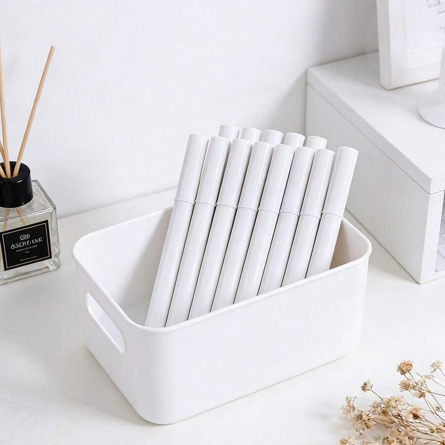 Set de 12 marcadores de tiza líquida borrable, adecuados para vidrio, pizarras electrónicas, pizarras, y pizarras blancas en blanco/colores surtidos - Multicolor - Ver 1