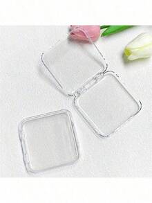 5/10/20pcs Transparent Nail Polish Storage Box With Lid, Plastic Nail Art Display Case - 10 Nail Storage Boxes (excluding Nails) - View 4