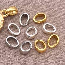 10pcs 3x5x7mm Elegant Minimalist 18K Gold-Plated Copper & Thick Silvery Platinum Seed Clasp Polished Finish DIY Jewelry Findings Kit For Wedding & Party - Multicolor - View 4