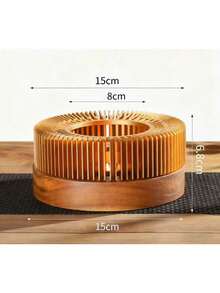 Aluminum Alloy Insulated Teapot, Floral Teapot, Candle Heating Teapot, Hotel & Restaurant Warmer, Back To School Season - Multicolor - View 6