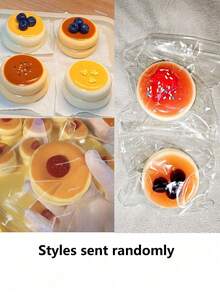 1pc/2pcs Strawberry & Blueberry Squishy Cream Cake Squeeze Toy, Stress Relief Toy, Perfect Gift For Holidays, Birthdays, Christmas, And Parties - Nhiều màu - Xem 4