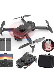 Mini Drones con cámara 4K Dual,Dron Plegable con Motor con Escobillas - Ver 1