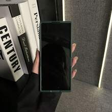 Simple Korean Style 3D Heart-Shaped Deep Green Phone Case Compatible With Samsung Galaxy Z Fold7, ZFold7, Z Fold6, ZFold 5, Zfold6, Fold4, Anti-Drop Back Cover - Dark Green - View 5