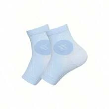1 Pair High-Quality Ankle Compression Socks With Arch And Ankle Support, Open Toe Design, Suitable For Daily Wear And Outdoor Activities - Multicolor - View 5