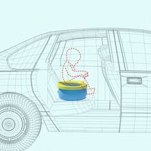 Foldable Children's Potty, Portable Kids Urinal With Banana Cushion, Unisex Baby Travel Car Toilet, Foldable Infant Potty Chair - Multicolor - View 5