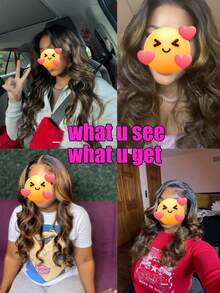 Wigs Brown Balayage Body Wave Wig 7x5 Bye Bye Knots Wear Go Glueless Closure Wig With Elastic Drawstring 360 Cozy Hug Pre Cut Pre Plucked Pre Bleached 100% Human Hair Lace Wigs For Women Unice Hair - SNATURAL/30 - View 9