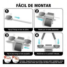 Abdominal De Rebote Automático Con Soporte Para Codo - Negro - Ver 8