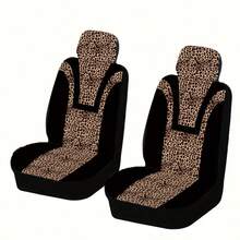 Leopard Print Patchwork Pattern Universal Car Seat Cover - Leopard Print Style - View 6