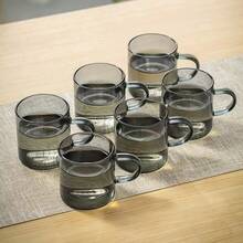 1 Set Wooden Handle Glass Teapot, Teacup And Tea Set, Heat-Resistant Glass Teapot, Elegant Glass Lining Cup, Suitable Slouchy Tea Strainer, Outdoor Luxury High-End Tea Set - Multicolor - View 15