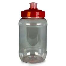 Cilindro de Chupón Dulcero 30 Pz | 500ml | CIlindro para Fiesta Tarro Bote | Personalizable - Rojo - Ver 2