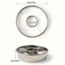 1/2/3pcs Durable Stainless Steel Donut Mold, Homemade Donut, Suitable For Bakery Use, Chocolate Cake Mold, Mousse Ring, Round Cookie Cutter Baking Tool - View 4