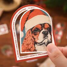 Christmas Series Stationery Gift Set, Happy Christmas Retro Stickers Notebook Memo Pad - 1 Set - View 11