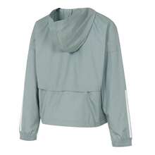 Adidas Women's Jacket/Coat, HYG WINDY Casual Soft Jacket KC7654 - Wonderful Light Gray-green/white - View 2