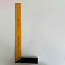 Metal Carpenter's Square, L-Shape Frame Right Angle Ruler, Durable Steel Square Tool Suitable For Woodworking And Frame Making - A - View 9