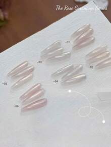 MISSMONDAY 15毫升/瓶 蜜桃金娘裸色玻璃猫眼磁性凝胶指甲油 可卸UV/LED凝胶指甲油 金紫色猫眼凝胶指甲油，家用及美甲沙龙通用，女士家用美甲沙龙礼品 - 彩色 - 查看 5