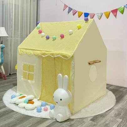 [Outdoor Recreation] Fun Children's Play Tent, Boys & Girls Toy Castle, Delicate Toy Tent, Children's Secret Base And Sleeping Tent, Zipper Closure, Portable Leisure Entertainment Playhouse, Ideal For Children's Holidays And Birthday Gifts