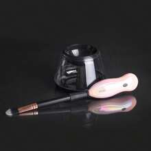 Envie Makeup Brush Cleaner And Dryer, Quick Cleaning Tool For Cosmetic Brushes, Helps Remove Residue, Compact Design For Easy Use And Storage - Pink - View 3