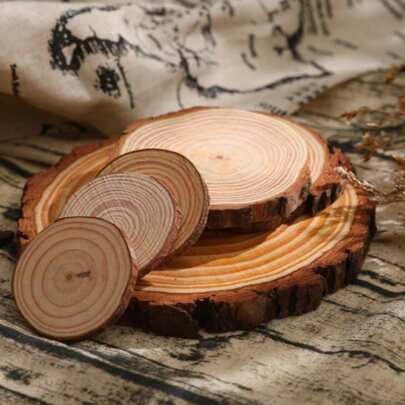 Wood Chips, Used For Making Centerpieces, Arts And Crafts, And Country-Style Home Decorations! Wood Chip Centerpieces, Wooden Discs, And Tree Slices