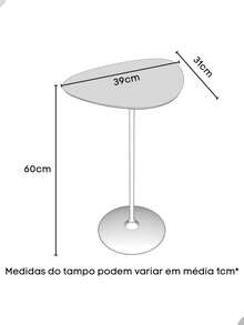 Inaugurates Furniture Organic Side Table 60cm Support For Living Room Corner Sofa High Industrial Steel Base - Rust Brown - View 5