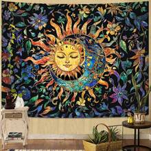 Tapestry Boho Sun Tapestry Bohemian Tapestry For Bedroom Vibrant Tapestries Wall Hanging Bedroom Living Room Wall Art And Home Decor Tapestry For Bedroom Wall Tapestry - K-1 - Xem 1