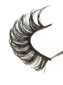 Himirell Separated False Eyelashes, 10 Pairs 15mm Natural Cute Russian Curled Eyelashes - Black - View 4