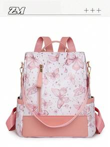 Premium Anti-Theft Women's Backpack; Latest Personalized Casual Soft Genuine Leather Women's Backpack; Large Capacity Expandable Multi-Function Travel Backpack; Multipurpose Student Backpack - Multicolor - View 9