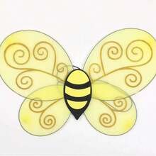 1 Set Cute Holiday Bee Costume And Accessories (Including Headpiece And Wings) - Multicolor - View 10