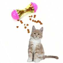 Bone-Shaped Pet Cat Toy - Interactive Slow Feeder, Combines Fun Play, Teeth Grinding, And Food Dispensing Features, Easy To Clean - Multicolor - View 5