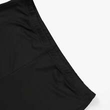 Printed Stretch Shorts, Casual High-Waisted Sports Leggings, Yoga Leggings, Women'S - 黑色 - 查看 3