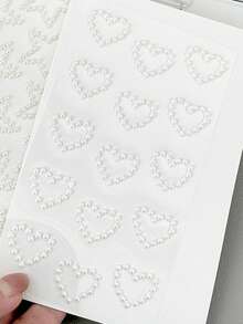 Autocollants perlés scintillants - Étoiles, points, rubans - Autocollants décoratifs de style coréen pour agendas et cartes photo - Autocollants perlés pour décoration de cartes photo - Étoiles, points, rubans - Ensemble de 3 pièces - Autocollants perlés de style coréen - Étoiles scintillantes, points, rubans - Décorer les agendas, les cartes photo, les coques de téléphone - Autocollants perlés de style Y2K - Étoiles scintillantes - Décoration rétro pop - Argent - Voir 13