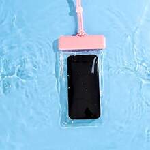 Mobile Phone Waterproof Bag Touch Screen Diving Cover Swimming Takeaway Hot Spring Dustproof Bag Waterproof Mobile Phone Case - Black - View 5