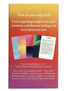 The Box Of Emotions - 80 Cards, Emotional Healing Card Game, 10.3X6cm Tabletop Game Cards, Romantic Healing, Suitable For Weddings, Music Festivals, Halloween, Christmas, Valentine's Day, Ramadan, Easter, April Fools' Day - 1pcs - View 2