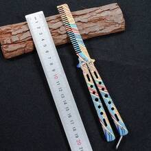 2026 New - Master Series Valorant Sovereign Butterfly Comb - Unsharpened Blade - Gift For Friends, Holidays, Birthdays, Collections - Multicolor - View 11