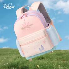 Disney Anti-Lost Leash Backpack, Large Capacity, Lightweight, Breathable, Polyester, Orange - Square - View 3