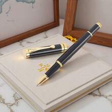 A Pen Luxury Classic Metal Ballpoint Pen/Light Luxury Fashion Neutral Pen/Business Signature Office Pen/Exquisite Gift Pen/Senior Men's And Women's Executive Pen/Refilling/Student Writing Pen - Metal Ballpoint Pen - View 5