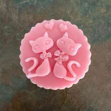 2pcs Cat Lovers Soap Molds, Craft Art Silicone Soap Mold, DIY Handmade Soap Candle Resin Craft Supplies Melt And Pour Soaps Designer - Cat Soap Mold - View 7