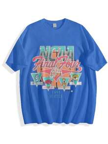 1995 NCA Final Four Official Game Shirt, Graphic Vintage Sports Tees Summer Blue Shirts For Men, Gift For Her, Gift For Him, Gift For Friend - Xanh nhạt - Xem 1
