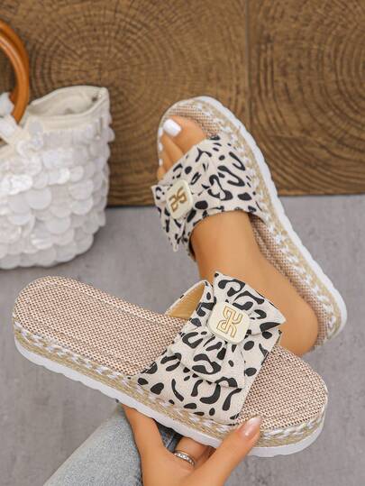 Women's Summer Vacation Bohemian Style Platform Slippers